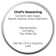 Chef's Season it All 2oz tin | https://www.bestnamebadges.com