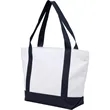 Oversized Recyled Canvas Tote Bag | https://www.bestnamebadges.com