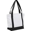Oversized Recyled Canvas Tote Bag | https://www.bestnamebadges.com