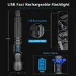 Rechargeable LED Flashlights High Lumens | https://www.bestnamebadges.com