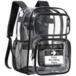 Clear Heavy Duty PVC Transparent Backpack | https://www.bestnamebadges.com