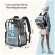 Clear Heavy Duty PVC Transparent Backpack | https://www.bestnamebadges.com