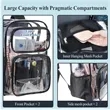 Clear Heavy Duty PVC Transparent Backpack | https://www.bestnamebadges.com