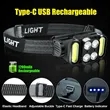 Super Bright Motion Sensor Head Lamp Flashlight | https://www.bestnamebadges.com