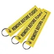 Custom Aviation Reminder Keychain Tags | https://www.bestnamebadges.com