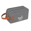 Heathered Travel Toiletry Bag (Ocean) | https://www.bestnamebadges.com