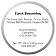Steak Spice | https://www.bestnamebadges.com