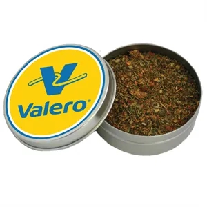 Italian dipping spice in a customized tin