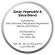 Fresh Salsa Mix | https://www.bestnamebadges.com
