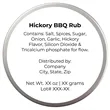 Hickory BBQ Rub | https://www.bestnamebadges.com