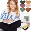 Leather Heart Bookmarks | https://www.bestnamebadges.com
