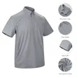 Men's Athletic Performance Short Sleeve Polo Shirt | https://www.bestnamebadges.com