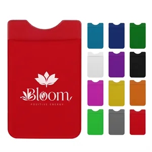 Adhesive Cell Phone Wallet Card Holder Various Colors