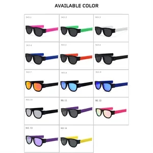 Wristband Slap Folding Sunglasses