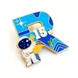 1" Hard Enamel Cloisonne Lapel Pin | https://www.bestnamebadges.com