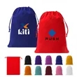 6"x7.8" Big Drawstring Velvet Bag Jewelry Pouch | https://www.bestnamebadges.com