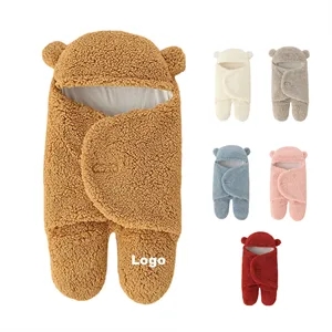 Newborn Soft Plush Baby Swaddle Blankets 0-3 Months