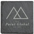 4"x4" Square Slate Coaster | https://www.bestnamebadges.com