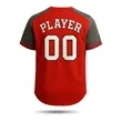 Men's Full Button Sublimated Interlock Baseball Jersey 150G | https://www.bestnamebadges.com