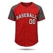 Men's Full Button Sublimated Interlock Baseball Jersey 150G | https://www.bestnamebadges.com
