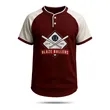 Men's Baseball Jersey 2 Button Sublimated 200G Interlock | https://www.bestnamebadges.com