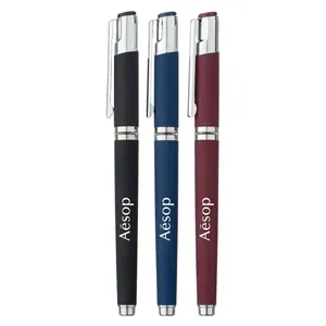 Union Printed - Earlyn Satin Soft Gel ink Pen w/ Cap