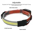 USB Rechargeable COB Wide Beam Headlight | https://www.bestnamebadges.com