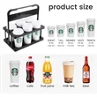 6-Pack Foldable Beverage Delivery Holder | https://www.bestnamebadges.com