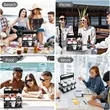 6-Pack Foldable Beverage Delivery Holder | https://www.bestnamebadges.com