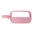 Clear Travel Toiletry Bag With Handle | https://www.bestnamebadges.com