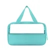 Clear Travel Toiletry Bag With Handle | https://www.bestnamebadges.com