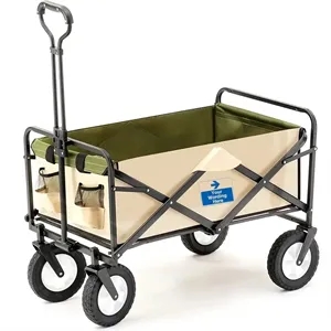 Outdoor Folding Utility Wagon Cart