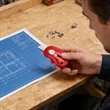 Retractable Mini Box Cutter With Hanging Hole | https://www.bestnamebadges.com