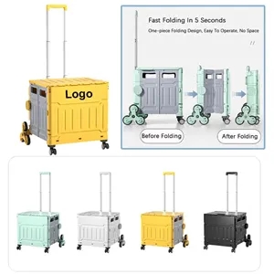 Collapsible Utility Crate with Wheels