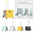 Collapsible Utility Crate with Wheels | https://www.bestnamebadges.com