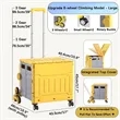 Collapsible Utility Crate with Wheels | https://www.bestnamebadges.com