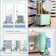 Collapsible Utility Crate with Wheels | https://www.bestnamebadges.com