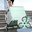 Collapsible Utility Crate with Wheels | https://www.bestnamebadges.com
