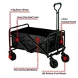 Collapsible Wagon Cart with Wheels | https://www.bestnamebadges.com