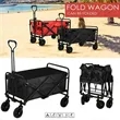 Collapsible Wagon Cart with Wheels | https://www.bestnamebadges.com