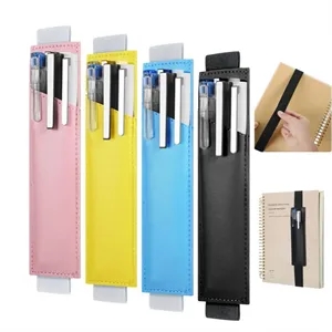 Adjustable Elastic Band Pen Holder Sleeve Pouch Notebook | https://www.bestnamebadges.com
