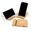 Wood Cell Phone Holder | https://www.bestnamebadges.com