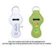Custom Chapstick Holder Keychain | https://www.bestnamebadges.com