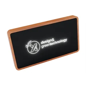 SCX Innovative Design™ Maple Wood Wireless Power Bank 500... | https://www.bestnamebadges.com