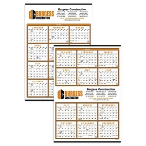 Triumph® Calendars Small Quantity Custom Span-A-Year Cale...