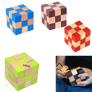 Wooden Cube Puzzle