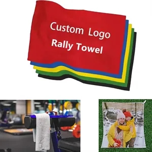 Sublimated Digitally Printed Rally Towel 11" x 18"