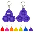 Silicone Push Pop 3 Bubble Keychain | https://www.bestnamebadges.com