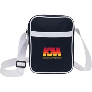 Varsity rPET Crossbody Bag | https://www.bestnamebadges.com