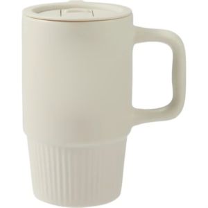Camden 13oz Ceramic Mug w/ Lid | https://www.bestnamebadges.com